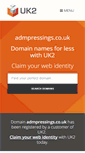 Mobile Screenshot of admpressings.co.uk